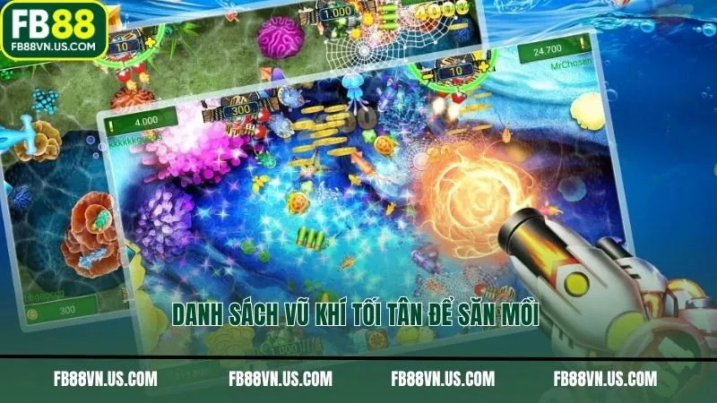 Danh sách vũ khí tối tân để săn mồi